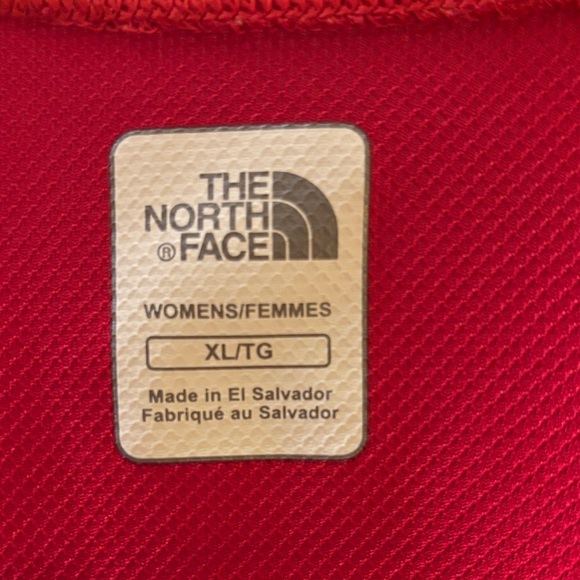 The North Face Women's Flashdry Red Short Sleeve Performance Tee XL - Picture 2 of 9